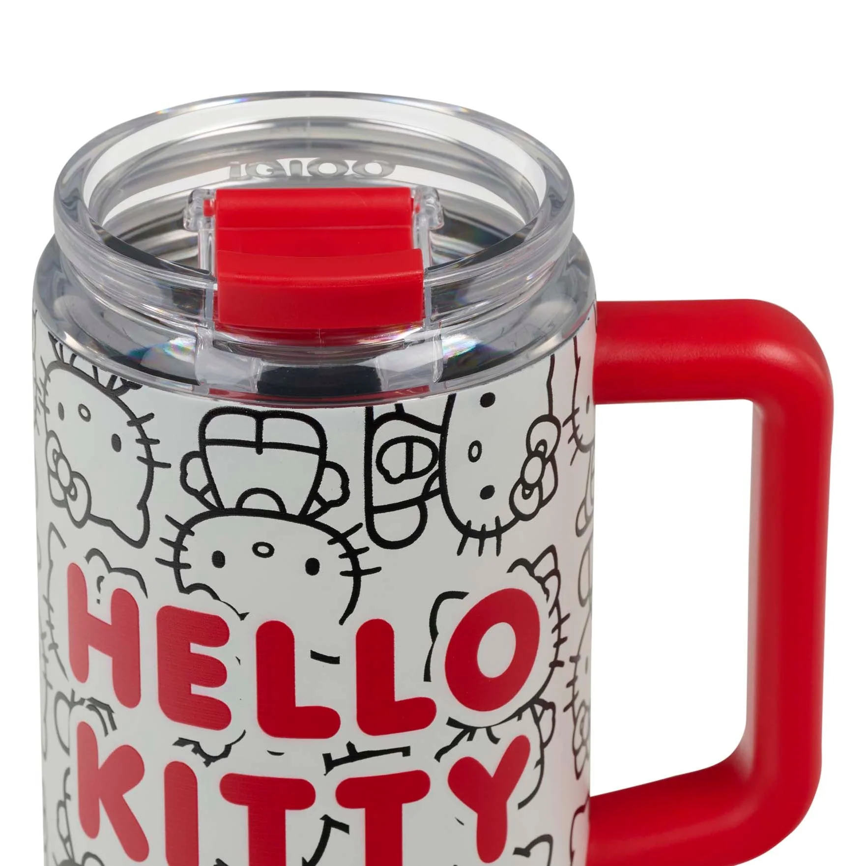 Hello Kitty x Igloo Classic 32oz Flip ‘n’ Sip Travel Mug (Red) - Image 6