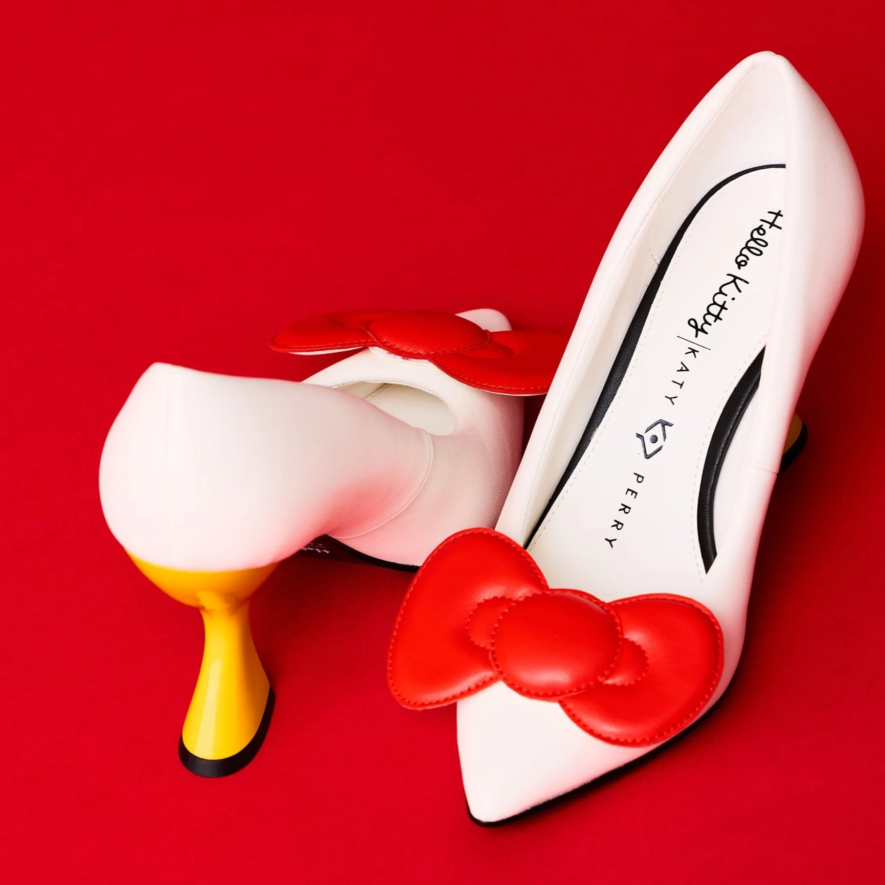 Hello Kitty x Katy Perry Bow Heel (White) - Image 4