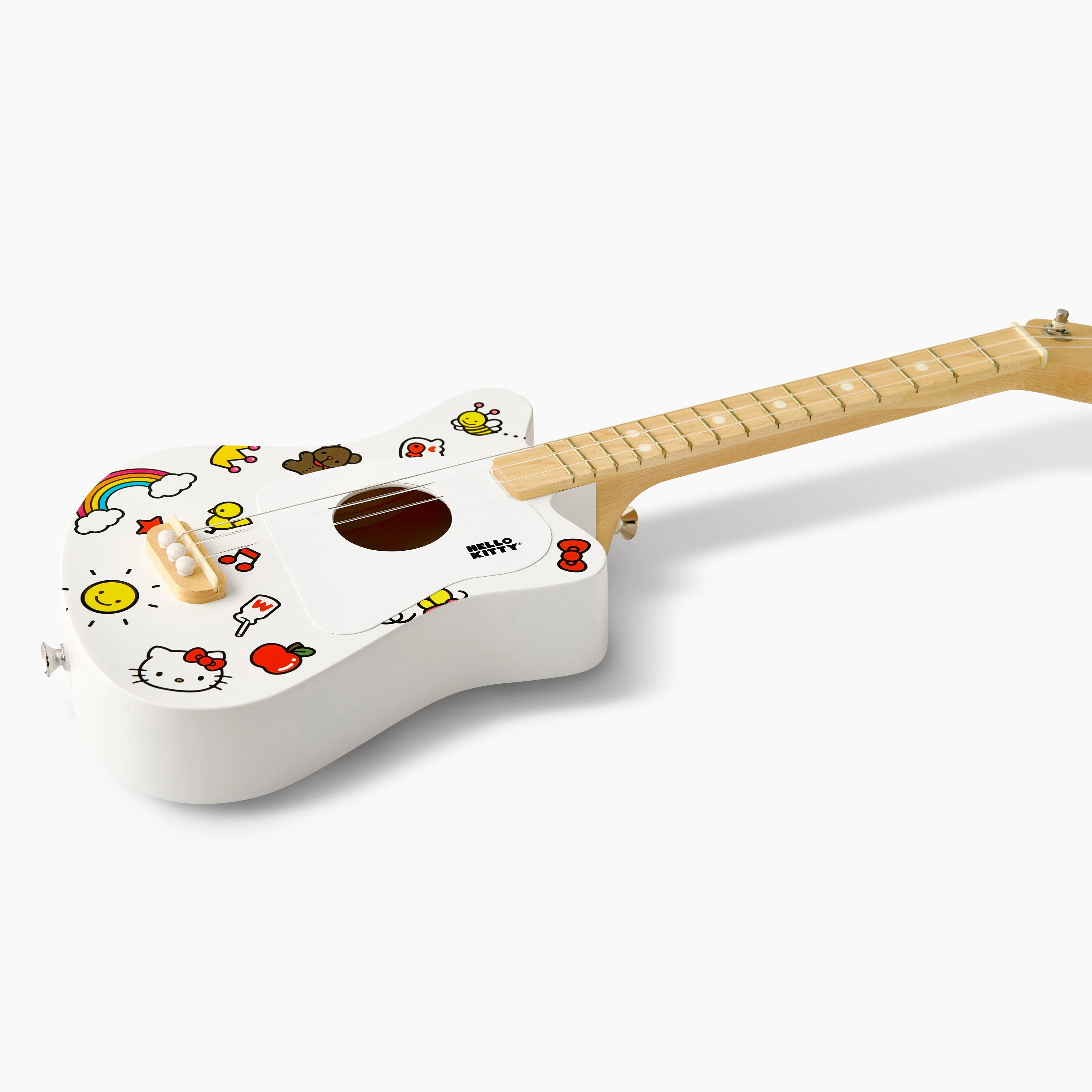Hello Kitty x Loog Kids Mini Acoustic Guitar (White) - Image 3