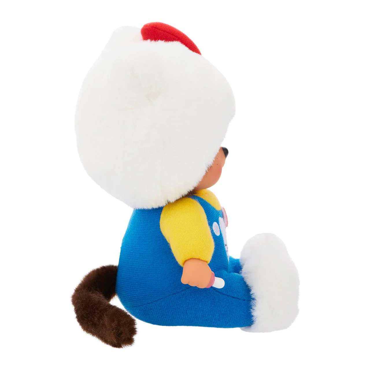 Hello Kitty x Monchhichi 7" Overalls Plush (Monchhichi) - Image 4