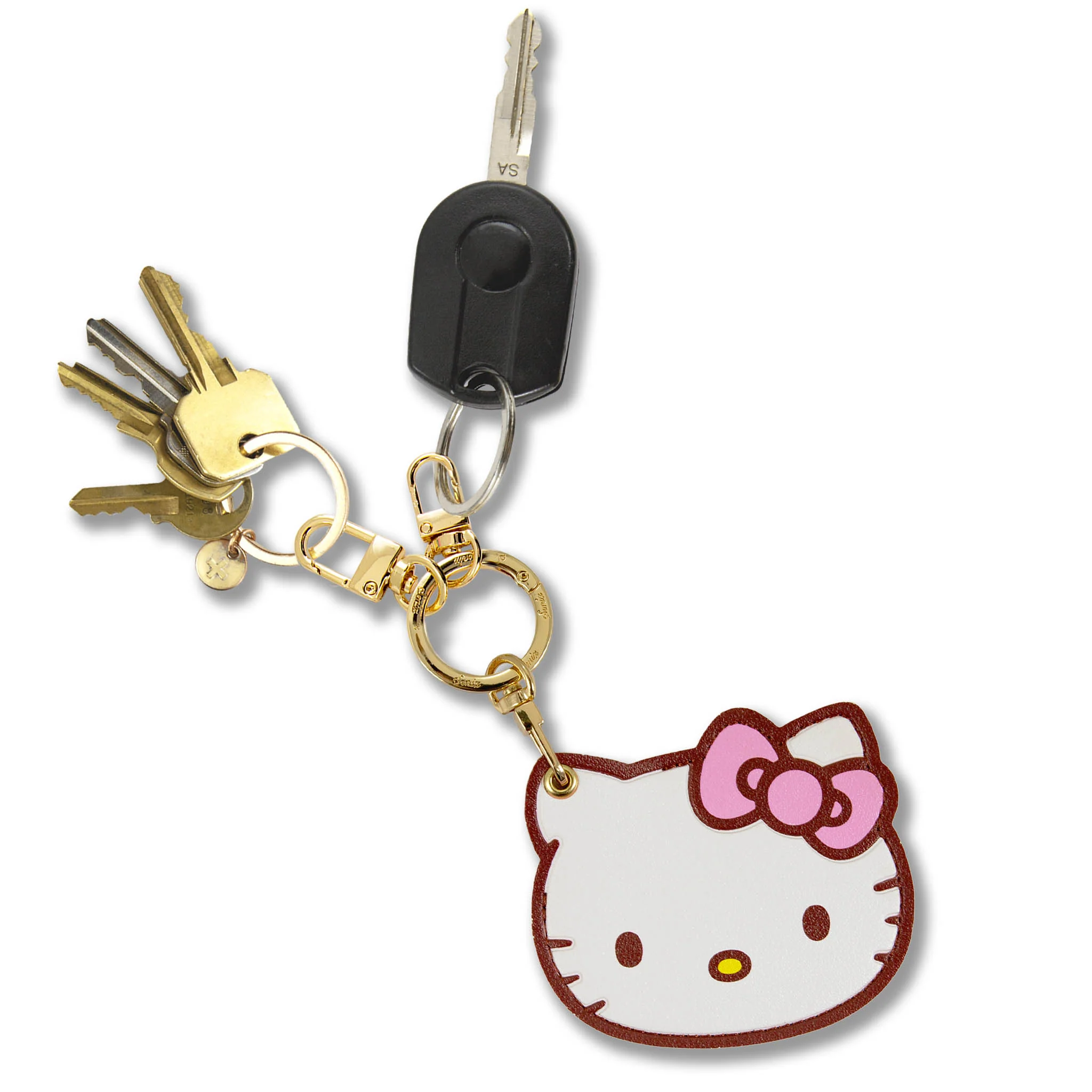 Hello Kitty x Sonix Pink Bows AirTag Keychain (Pink Face) - Image 2