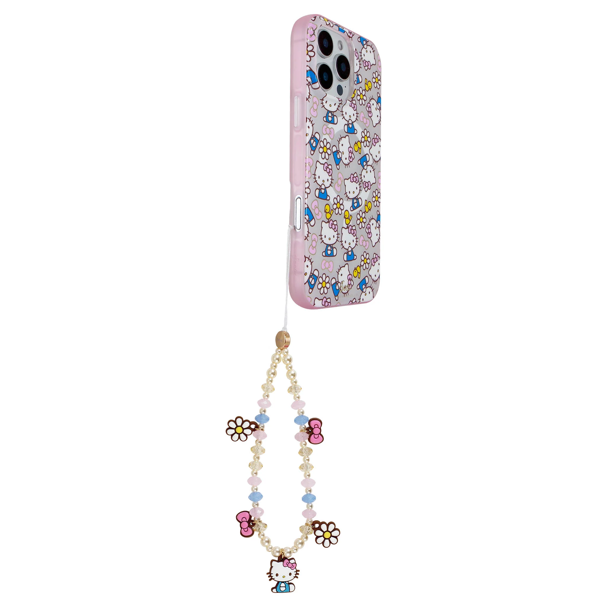 Hello Kitty x Sonix Pink Bows Phone Beaded Wristlet - Image 2