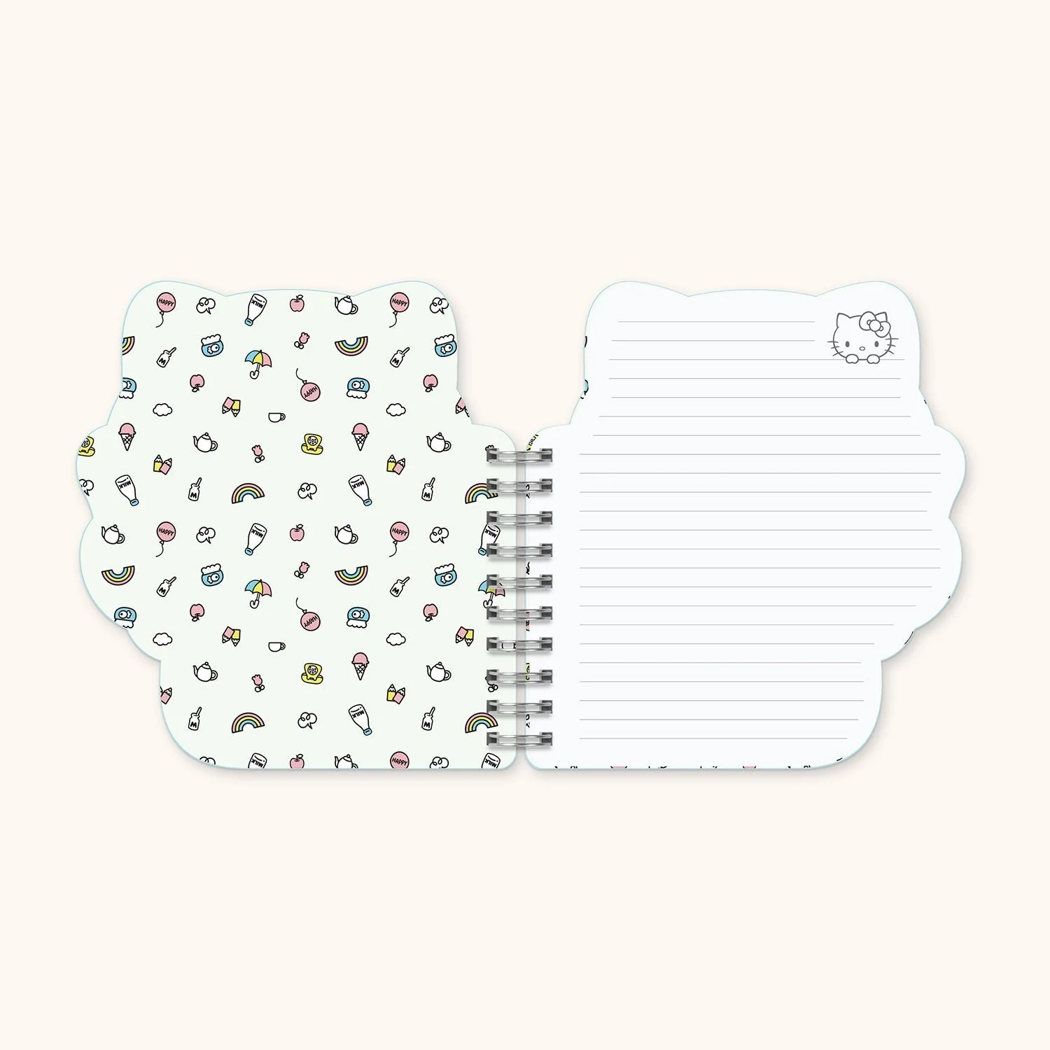 Hello Kitty x Studio Oh! Classic Blue Die-Cut Notebook - Image 2