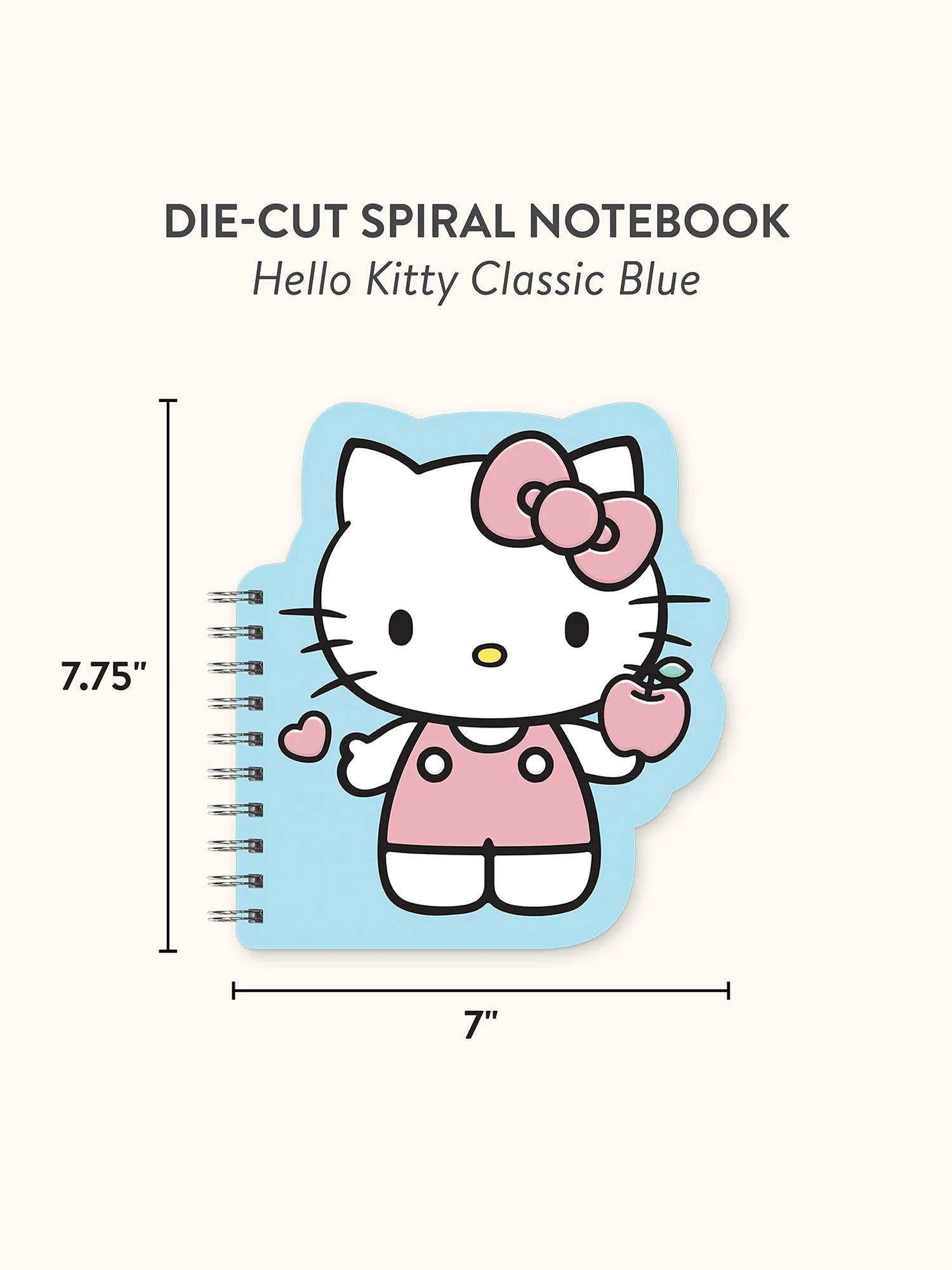 Hello Kitty x Studio Oh! Classic Blue Die-Cut Notebook - Image 5