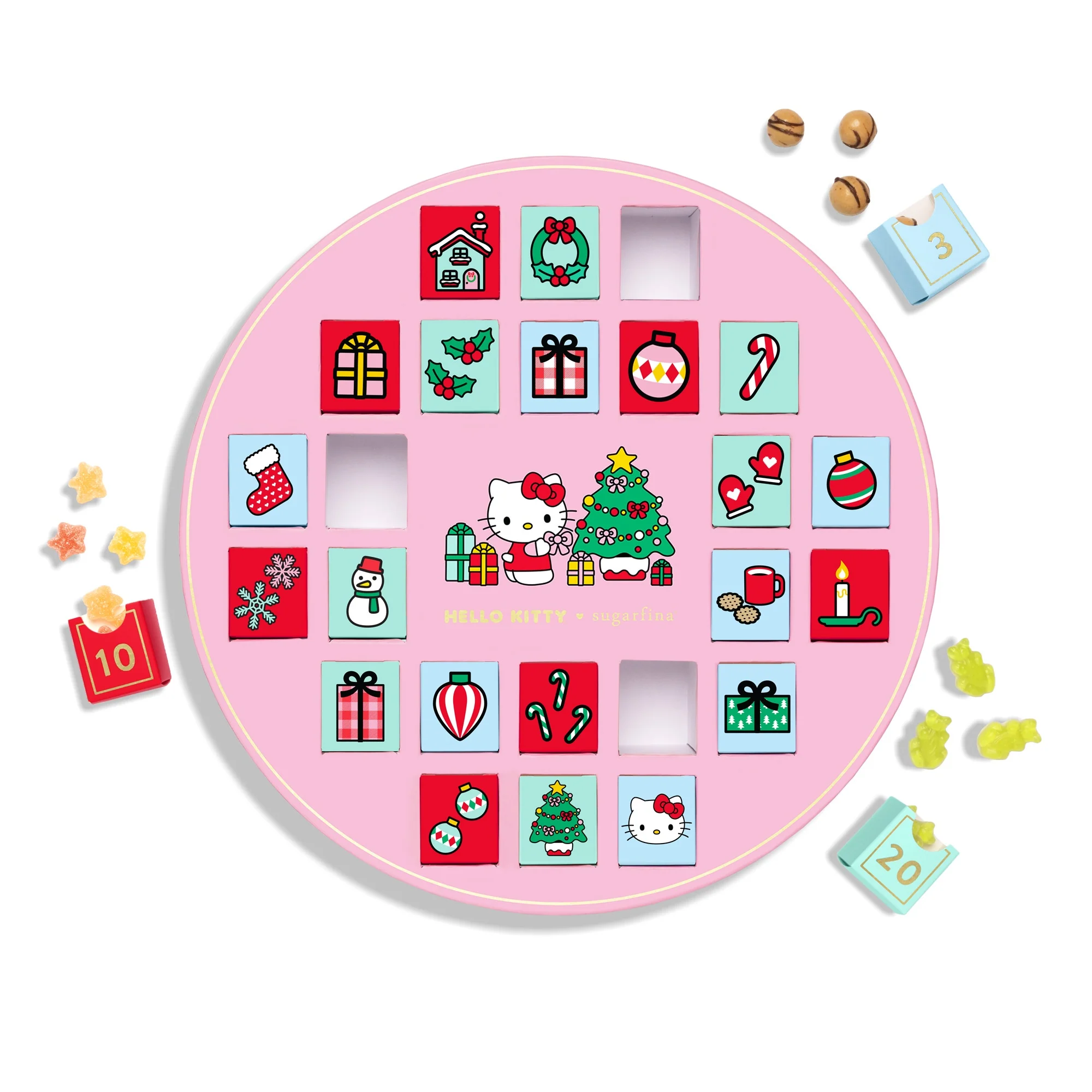 Hello Kitty x Sugarfina Holiday Candy Advent Calendar - Image 2