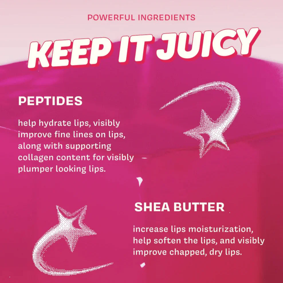 Hello Kitty x The Crème Shop Gloss Jelly Tinted Peptide Lip Glaze (Berry Cherry) - Image 5