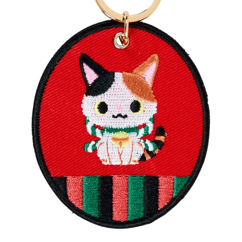 Kabukinyantaro Mascot Badge Keychain (Sanrio Character Award Series) - Image 3