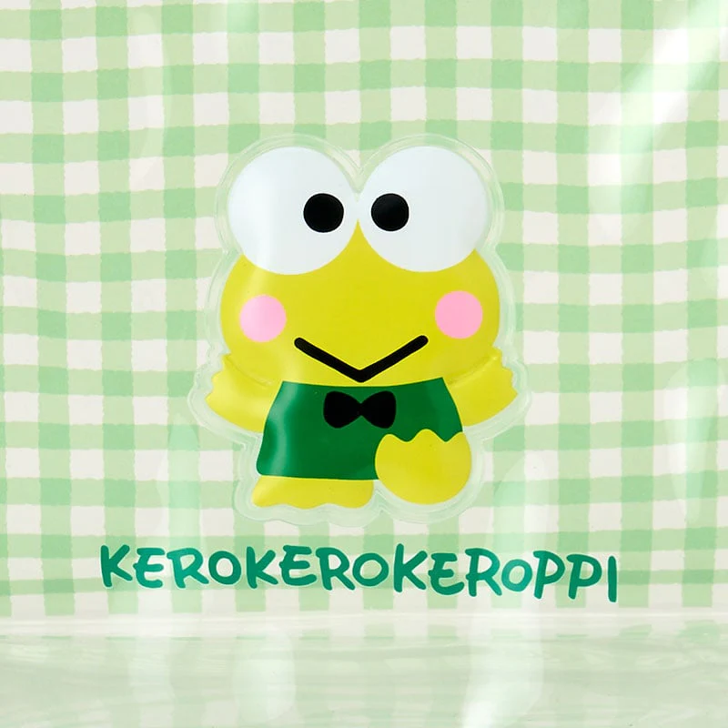 Keroppi Clear Gingham Zipper Pouch - Image 3