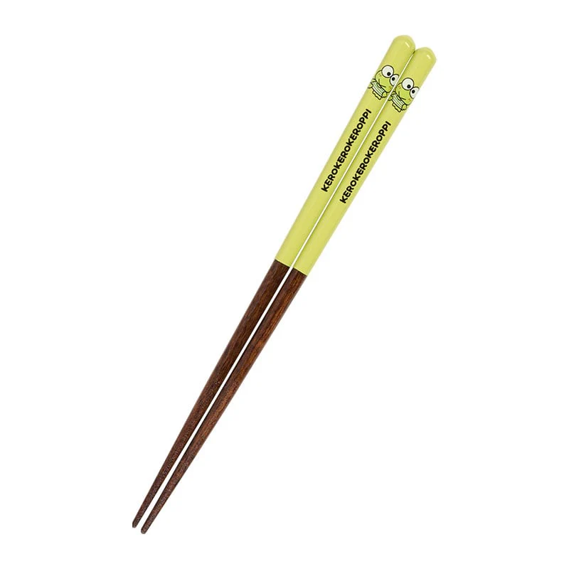 Keroppi Everyday Chopsticks (Natural Wood)