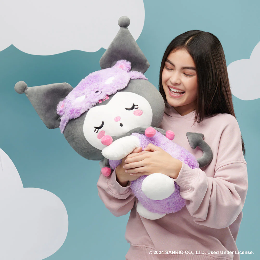 Kuromi 18" Large Sherpa Plush (Slumber Series) - Image 3