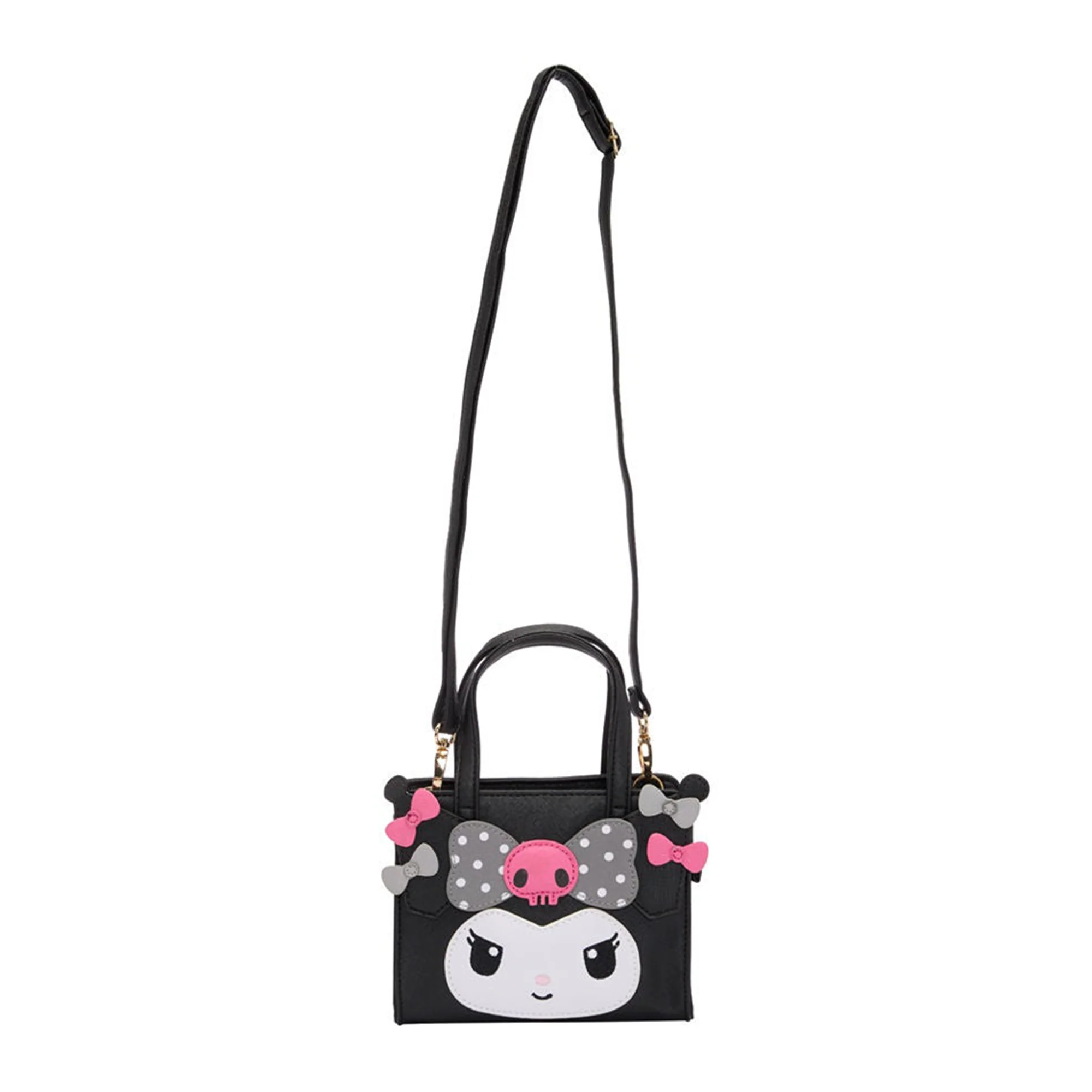 Kuromi 2-Way Mini Black Handbag (Dainty Doll Series) - Image 2