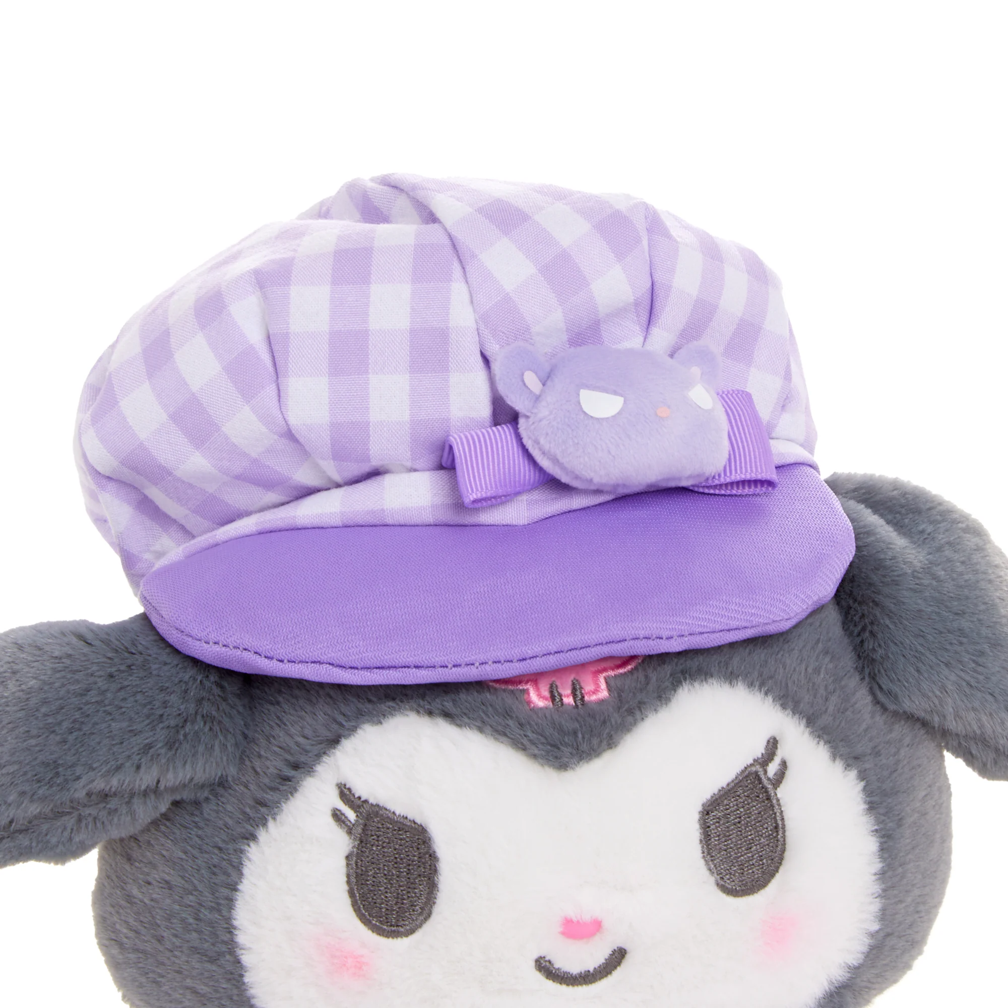Kuromi 8" Plush (Gingham Cap Series) - Image 2