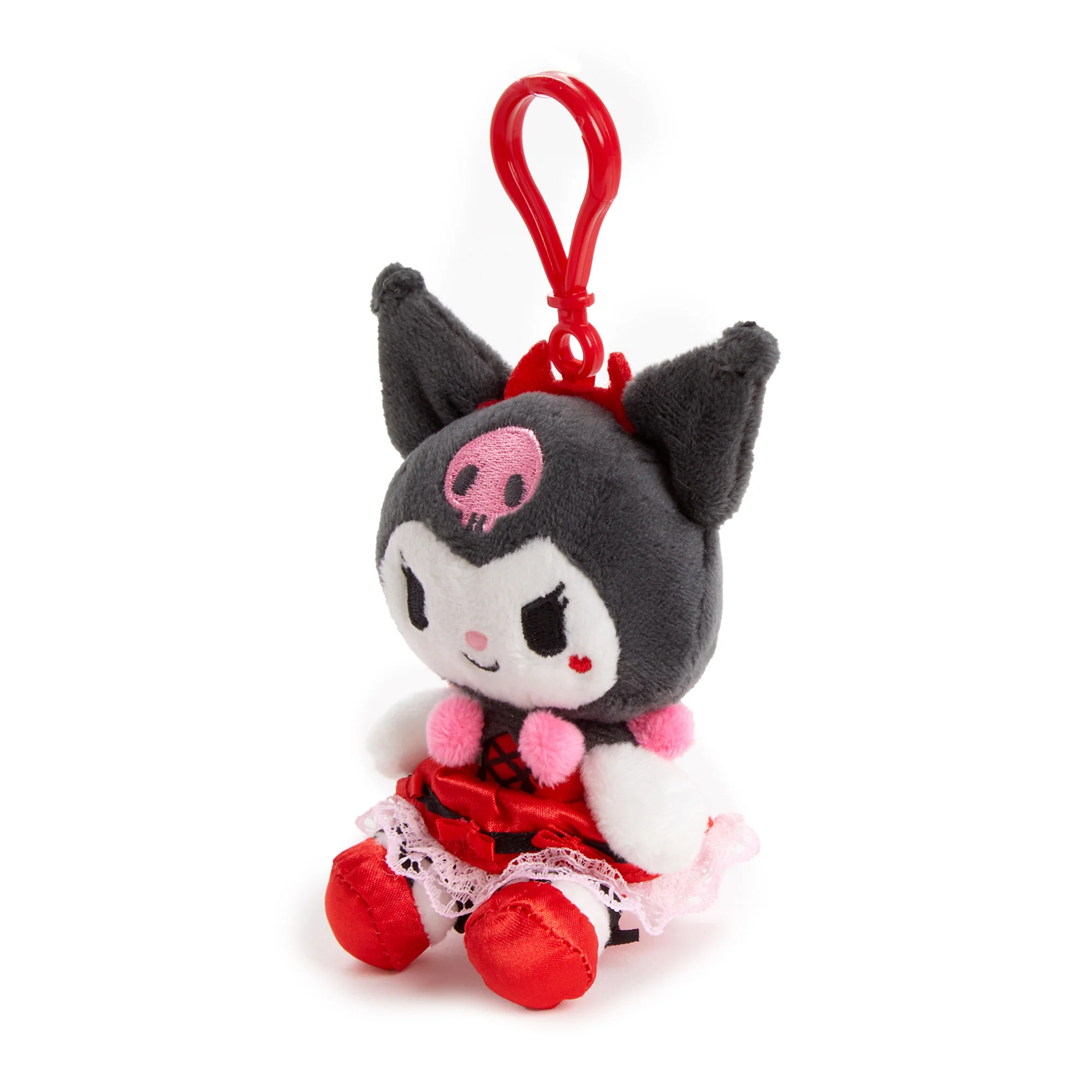 Kuromi Plush Mascot Clip (Strawberry Treat Series) - Image 2
