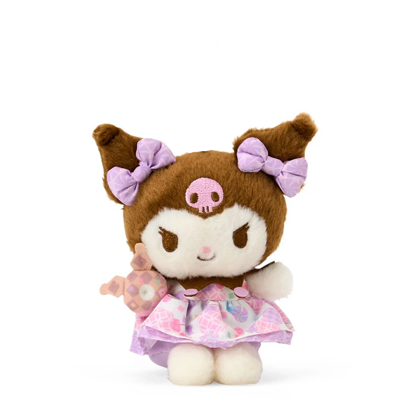 Kuromi Plush Mascot Keychain (Retro Pastel Series) - Image 2