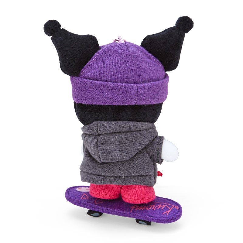 Kuromi Plush Mascot Keychain (Sk8r Squad Series) - Image 3