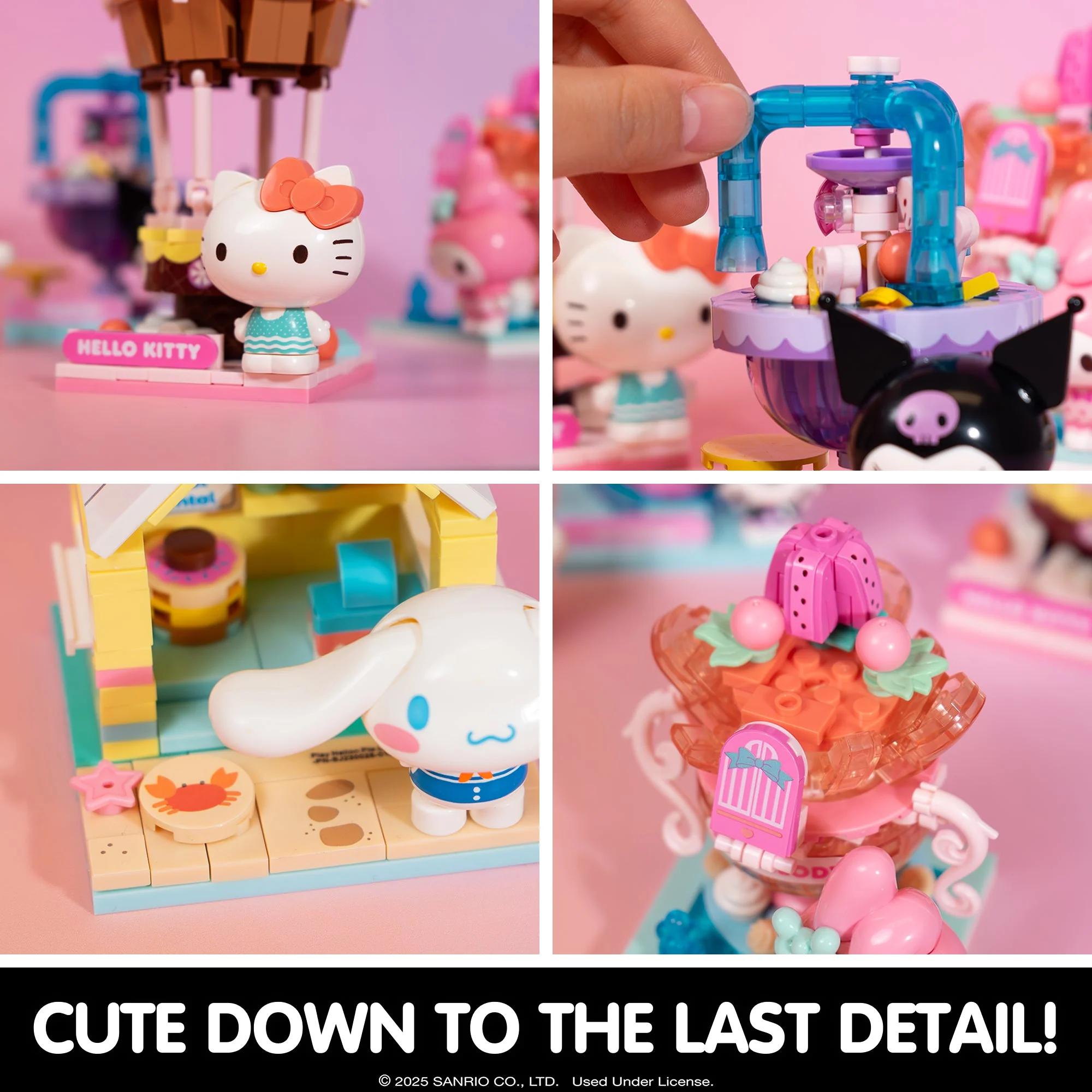 Kuromi Summer Wunderland Mini Building Blocks (Parfait Fountain) - Image 3