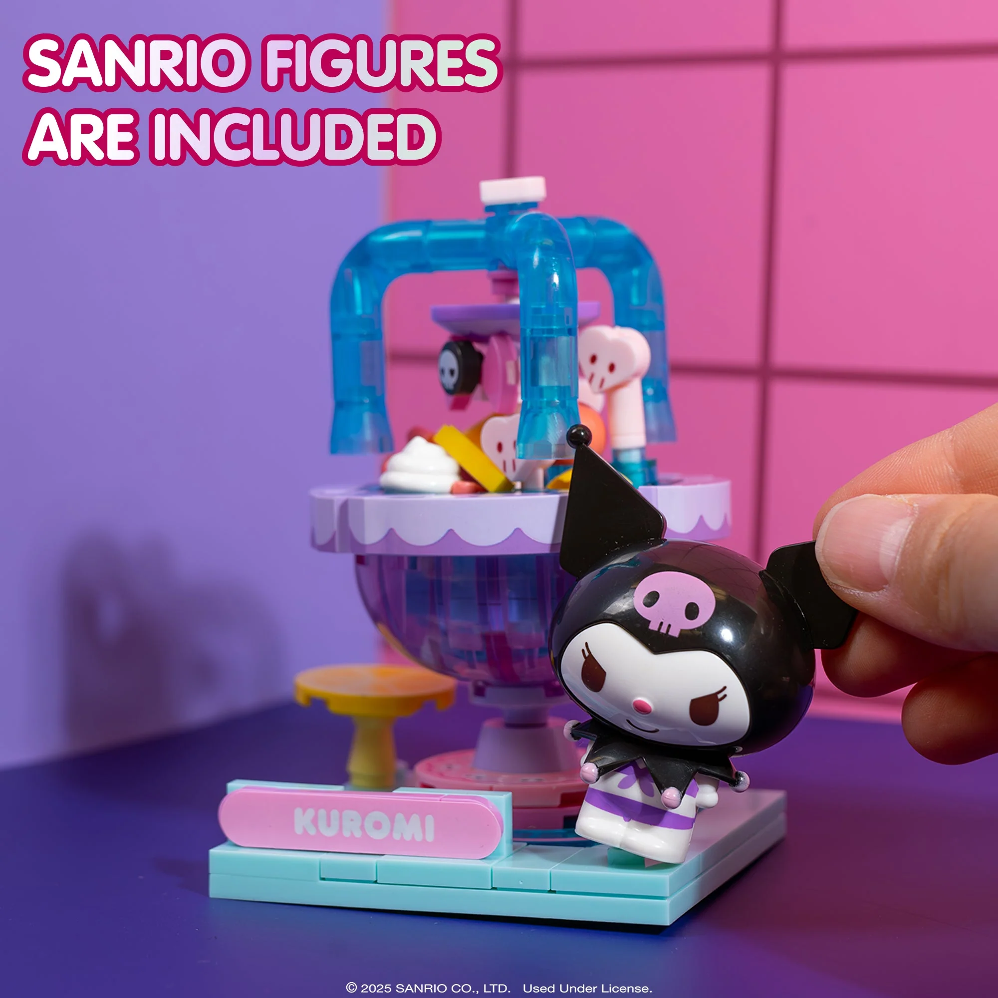 Kuromi Summer Wunderland Mini Building Blocks (Parfait Fountain) - Image 4