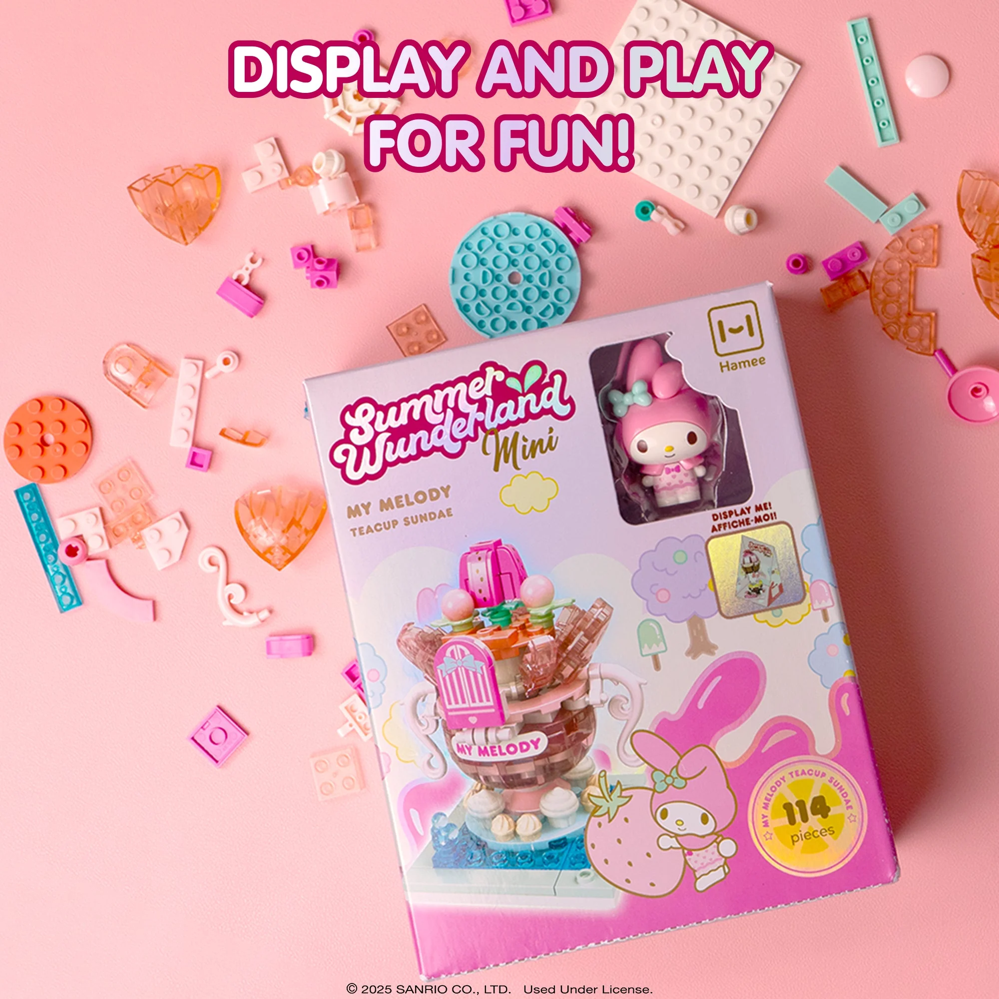 Kuromi Summer Wunderland Mini Building Blocks (Parfait Fountain) - Image 5