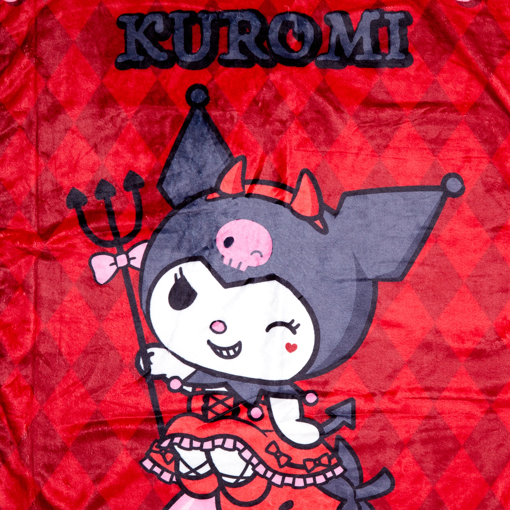 Kuromi Throw Blanket (Strawberry Treat Series) - Image 3