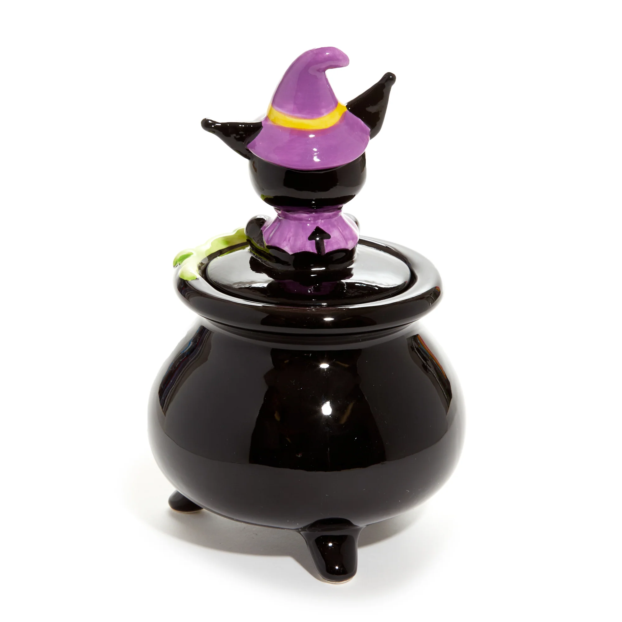 Kuromi Witch Lidded Ceramic Candy Bowl - Image 4