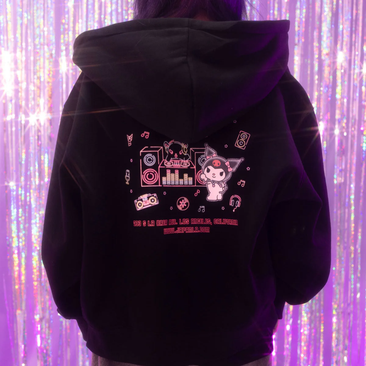 Kuromi x JapanLA Glow-In-The-Dark Anniversary Party Jacket - Image 3