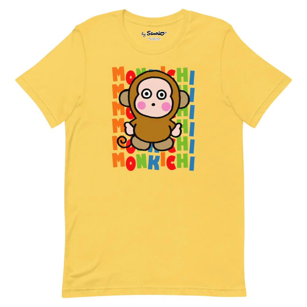 Monkichi Watashi Wa T-Shirt (Yellow)