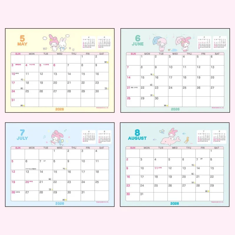 My Melody 2026 Desk Calendar - Image 11
