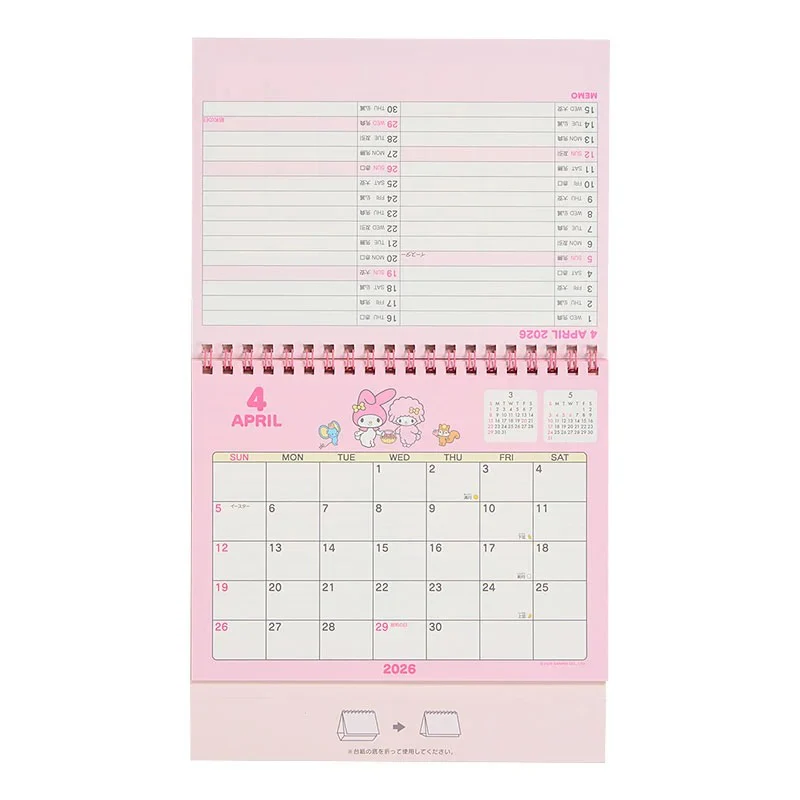 My Melody 2026 Desk Calendar - Image 6