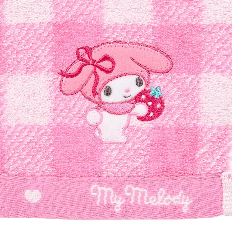 My Melody Gingham Imabari Wash Towel - Image 2