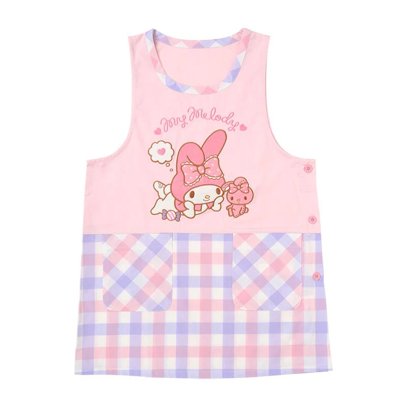 My Melody Gingham Pinafore Apron