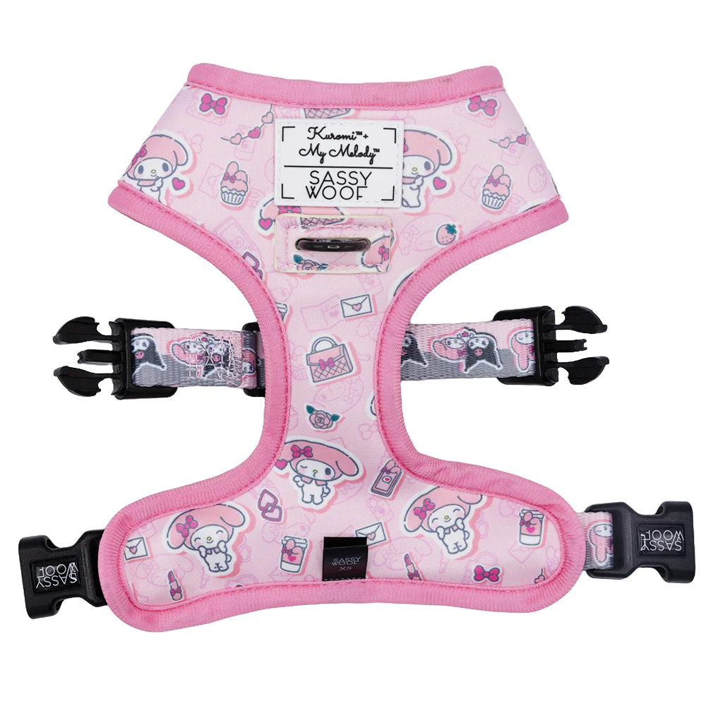 My Melody & Kuromi x Sassy Woof Reversible Dog Harness - Image 5