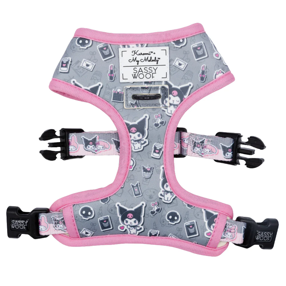 My Melody & Kuromi x Sassy Woof Reversible Dog Harness - Image 6