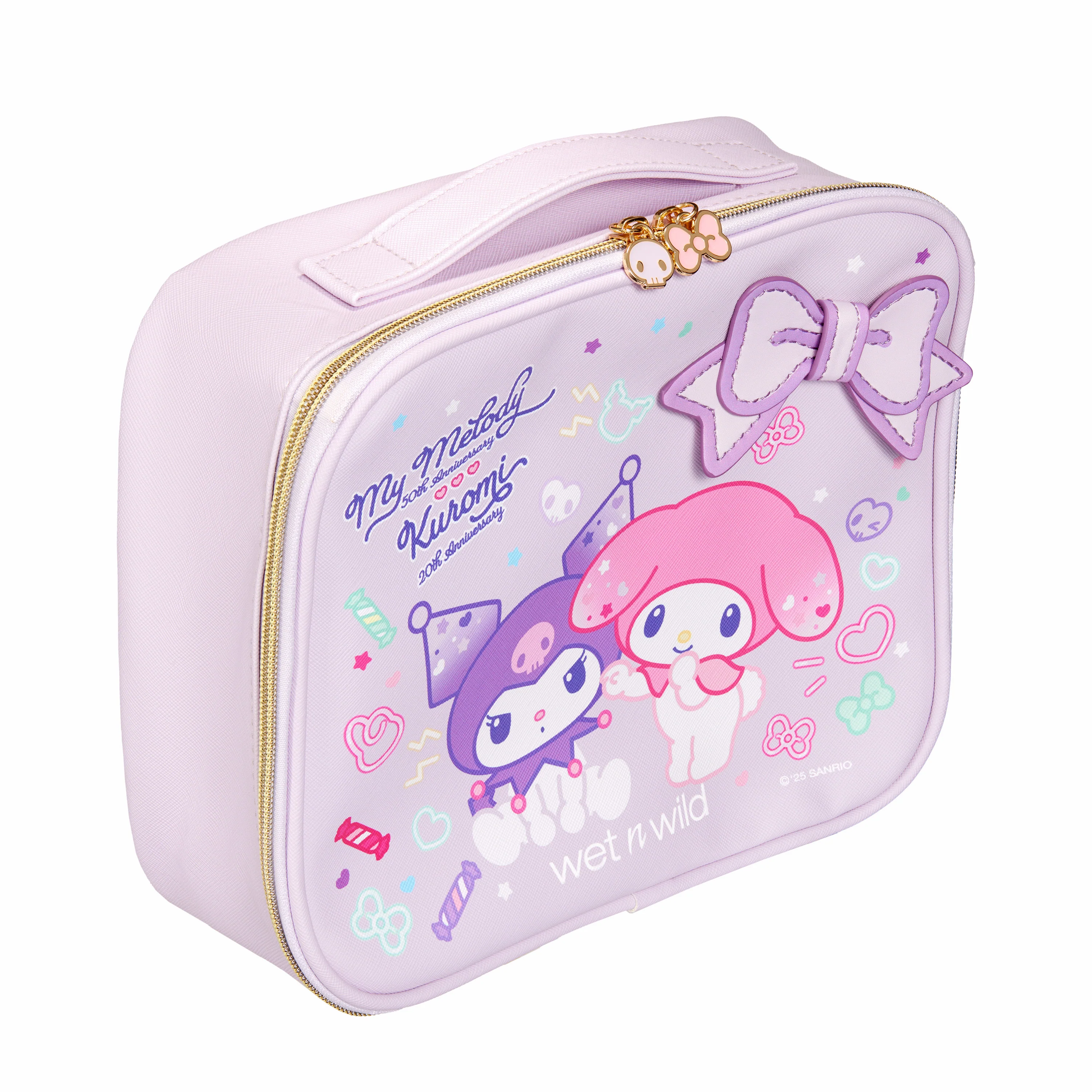 My Melody & Kuromi x Wet n Wild Makeup Bag (Kuromi Purple) - Image 6