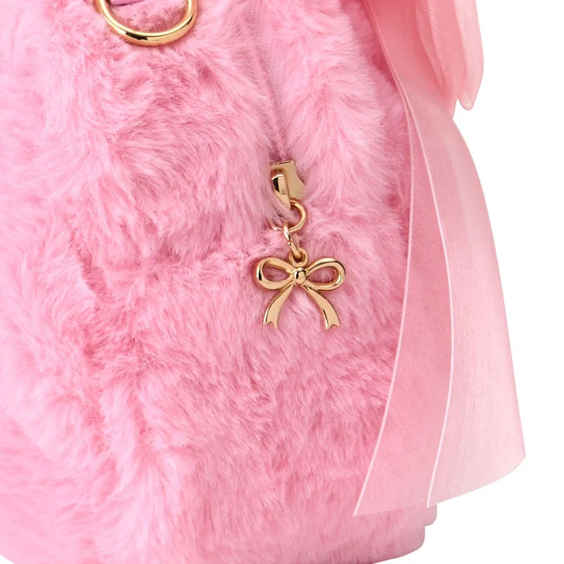 My Melody Mini Shoulder Bag (50th Anniv. Ribbon Series) - Image 6