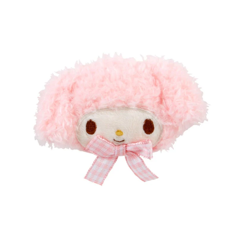 My Melody Plush Hair Clip (Gingham Bow) - Image 3