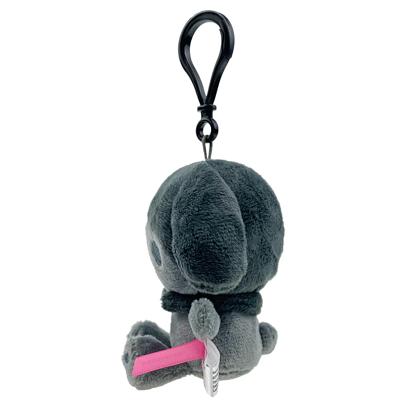 My Melody Plush Mascot Clip (Ash Monochrome Series) - Image 2