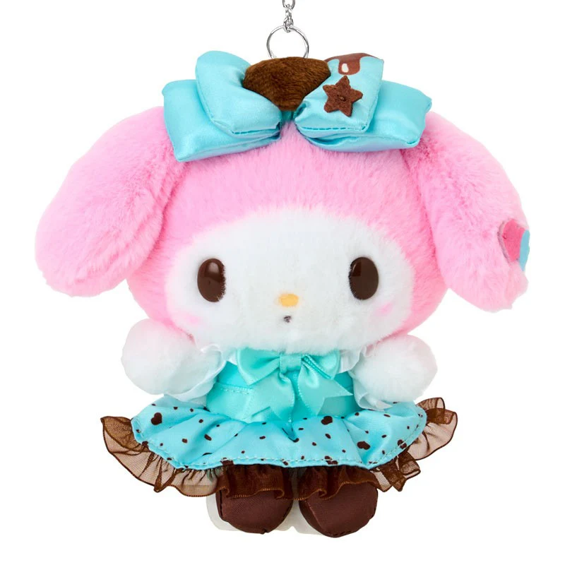 My Melody Plush Mascot Keychain (Chocolate Mint Series) - Image 2