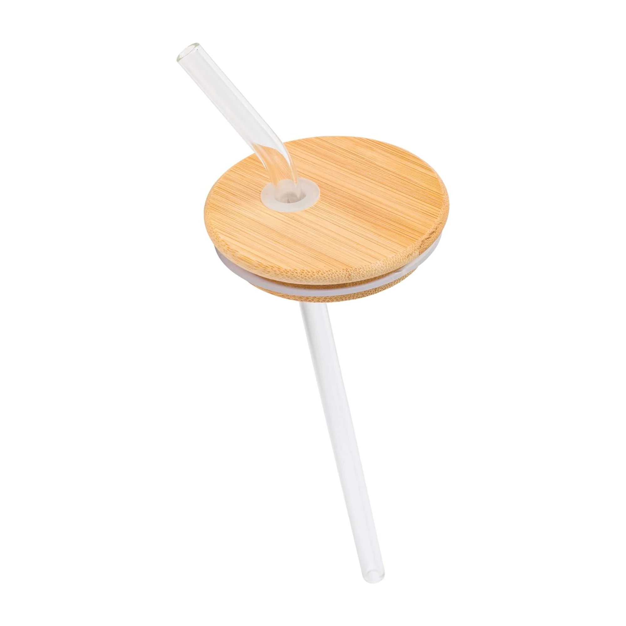 My Melody Snacks Bamboo Lidded Glass Tumbler - Image 7