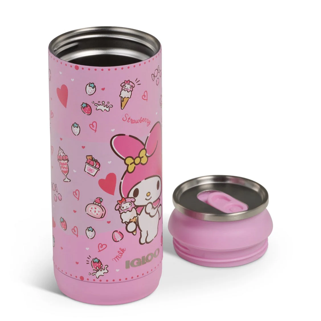 My Melody x Igloo 50th Anniversary 16oz Stainless Steel Can - Image 11