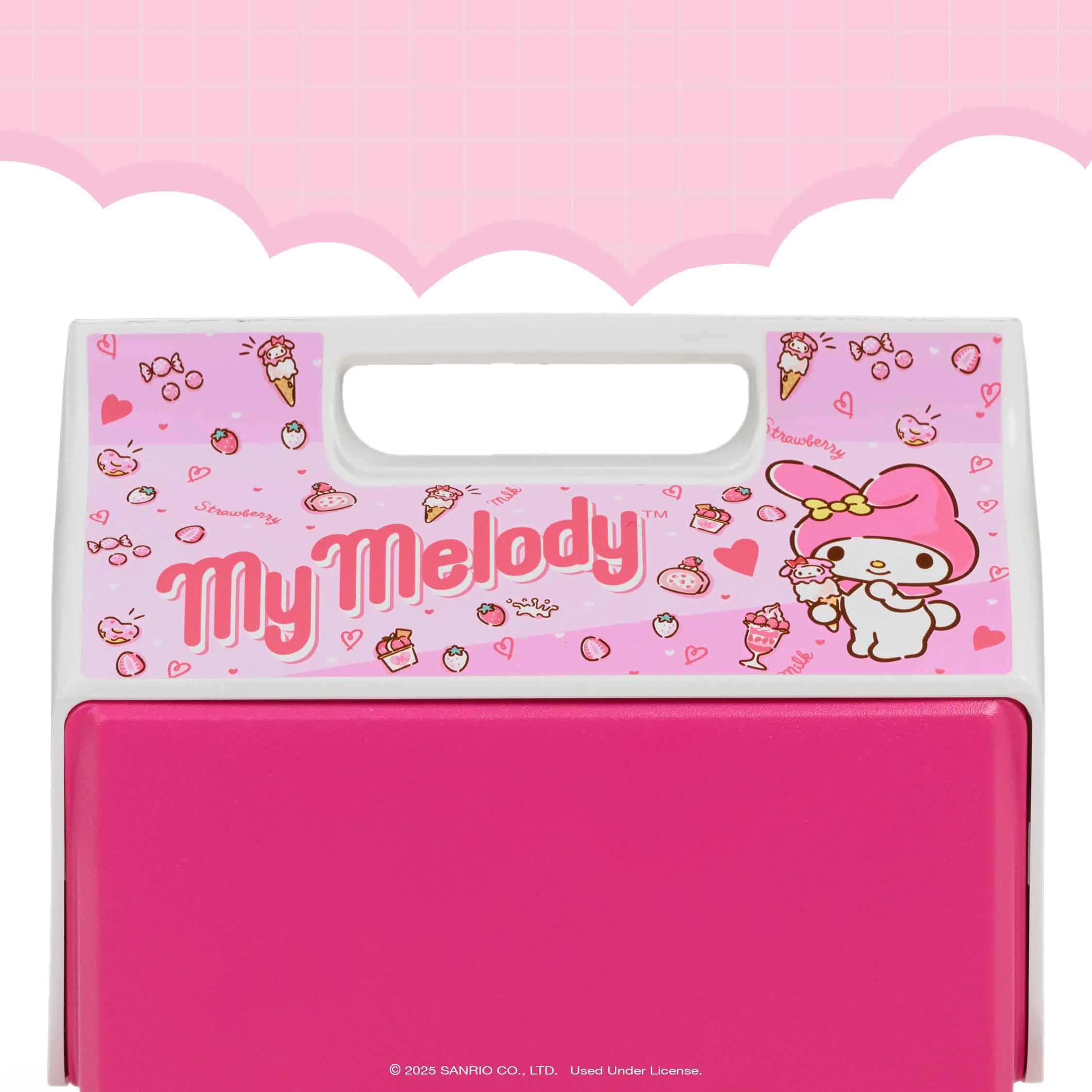 My Melody x Igloo 50th Anniversary Little Playmate 7 Qt Cooler - Image 2
