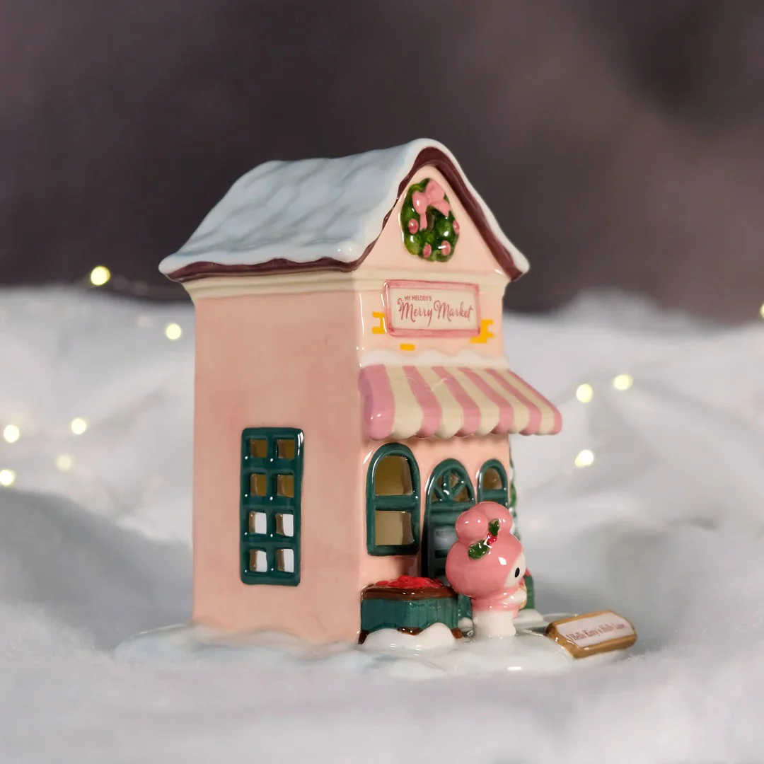 My Melody's Merry Market Ceramic Candle House - Image 8