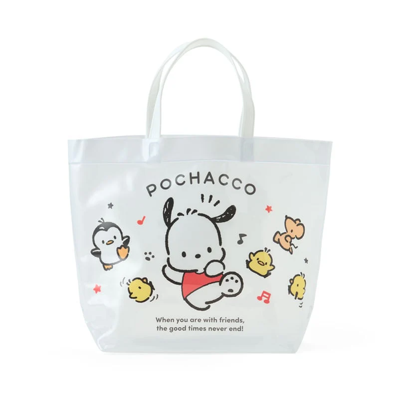 Pochacco Clear Vinyl Tote Bag