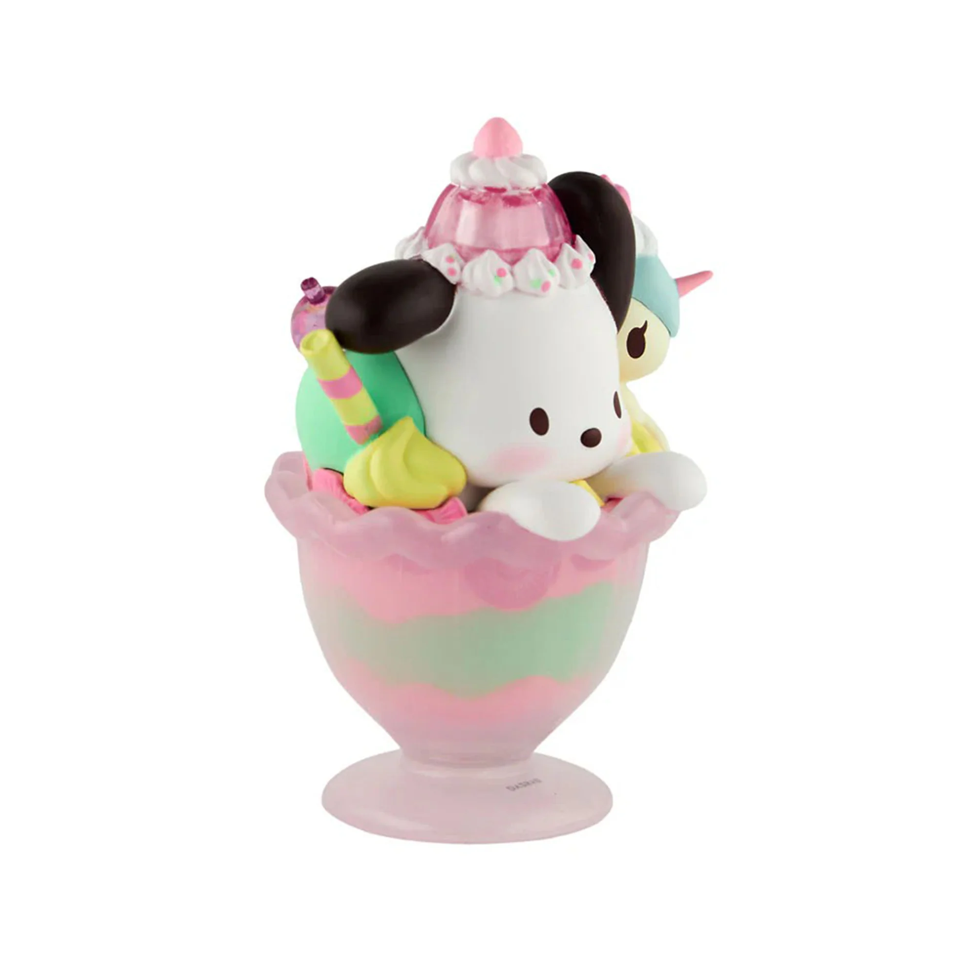 Pochacco x Tokidoki Pink Unicorno Sundae Special Edition Figurine (Fast Food) - Image 3