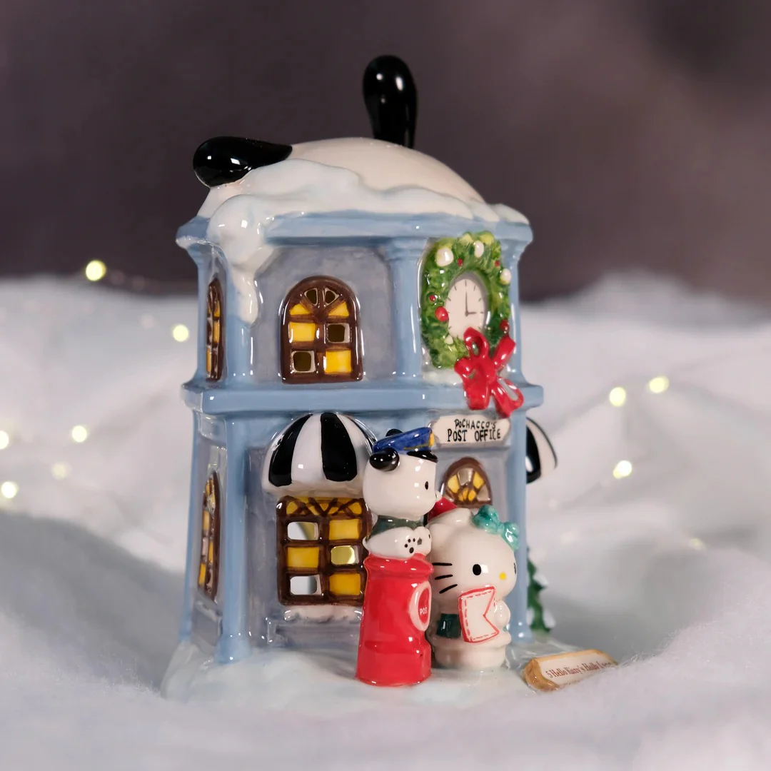 Pochacco's Post Office Ceramic Candle House - Image 3