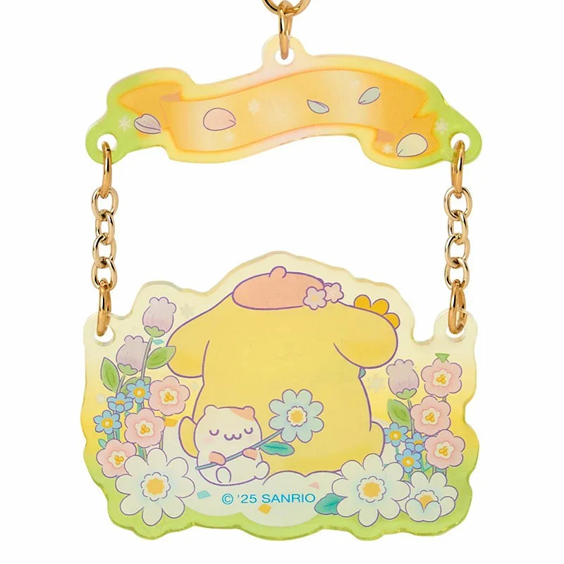 Pompompurin Acrylic Keychain (Everyone is the Star Series) - Image 2