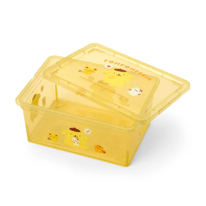 Pompompurin Clear Glitter Storage Bin (S) - Image 2