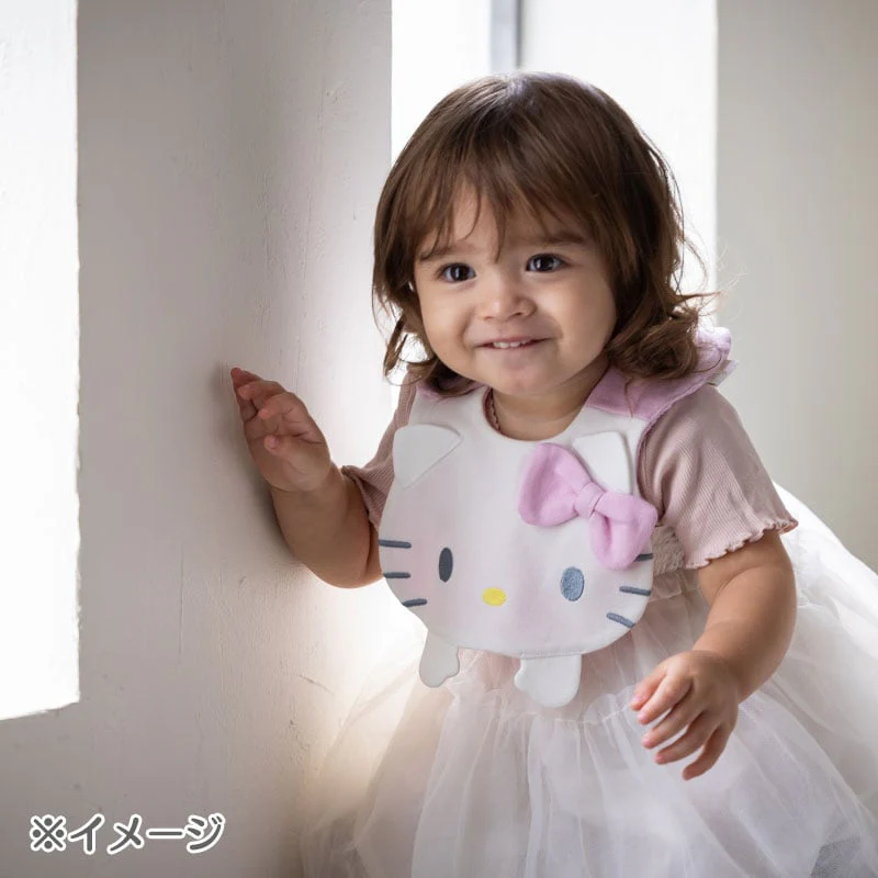 Sanrio Baby Organic Cotton Hello Kitty Face Bib - Image 2