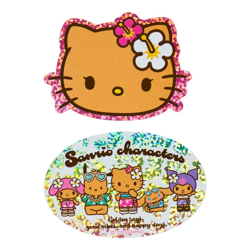 Sanrio Characters 17-pc Sticker Pack (Suntan Series) - Image 3