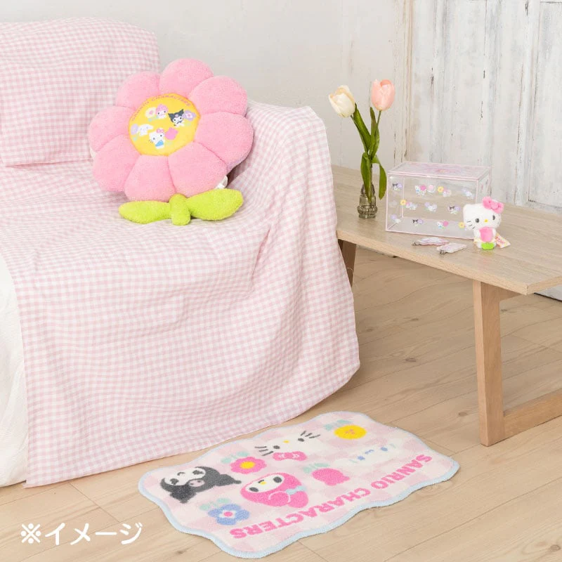 Sanrio Characters Daisy Throw Pillow (Pastel Check Series) - Image 2