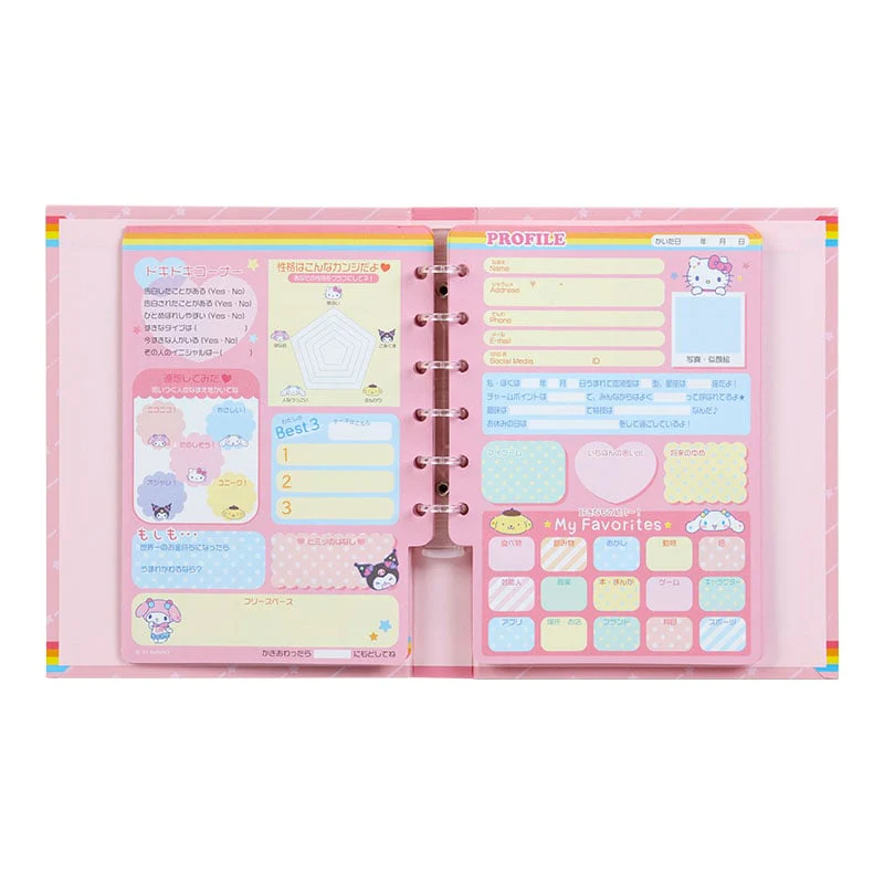 Sanrio Characters Mini Profile Binder Notebook (My Profile Series) - Image 2